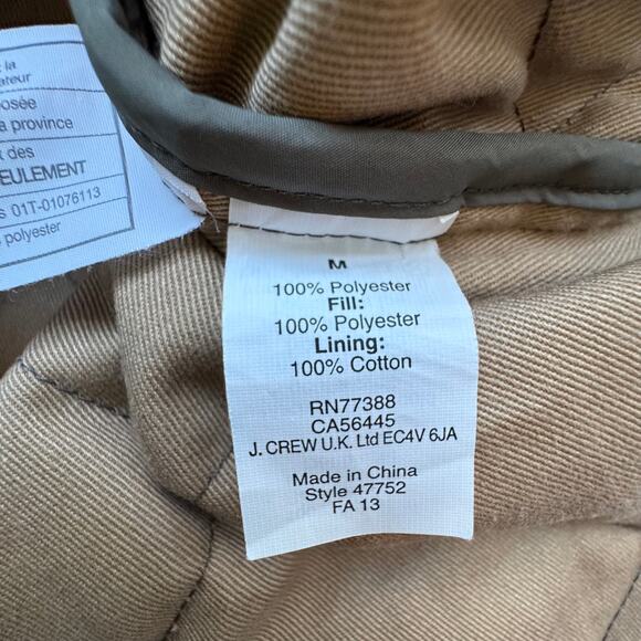 J. Crew Men's Quilted Vest - Size M - Picture 3 of 6